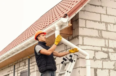 Pose et remplacement de gouttières à Guiclan